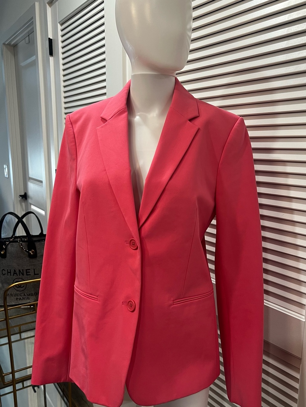Helmut Lang  Pink Single-Breasted Blazer